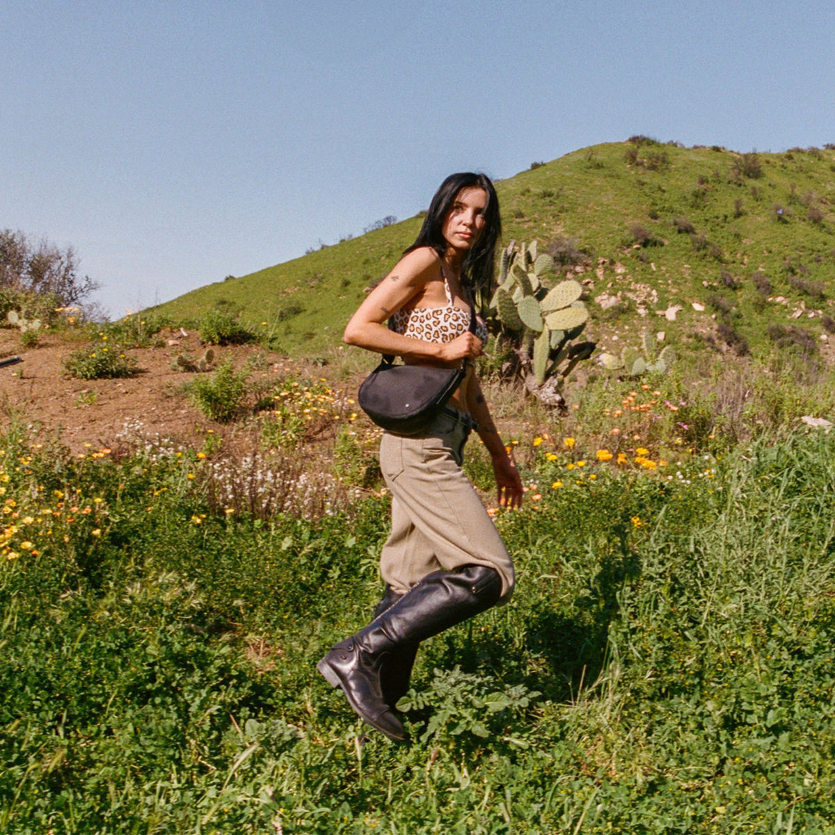 Luna Mini Crossbody Recycled Nylon Black / State Bags Premium