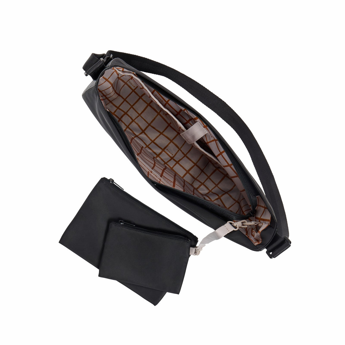 Luna Crossbody Recycled Nylon Black / State Bags Recommended