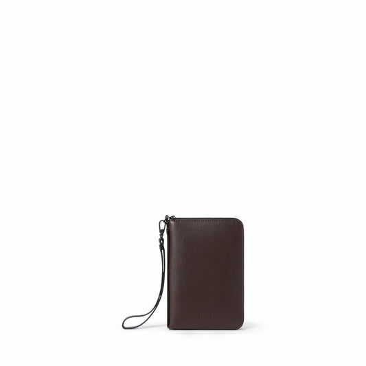 Passport Holder Vegan Leather Brown / State Bags Smart Buy