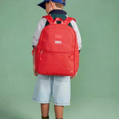 Kane Kids Backpack Recycled Polycanvas Red / State Bags Sale