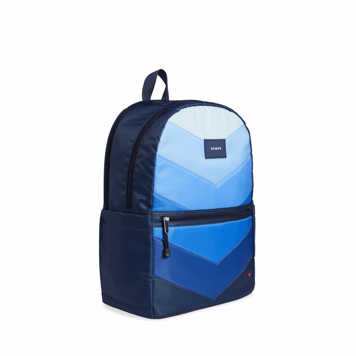 Kane Kids Large Backpack Nylon Chevron Puffer Blue / State Bags Deals