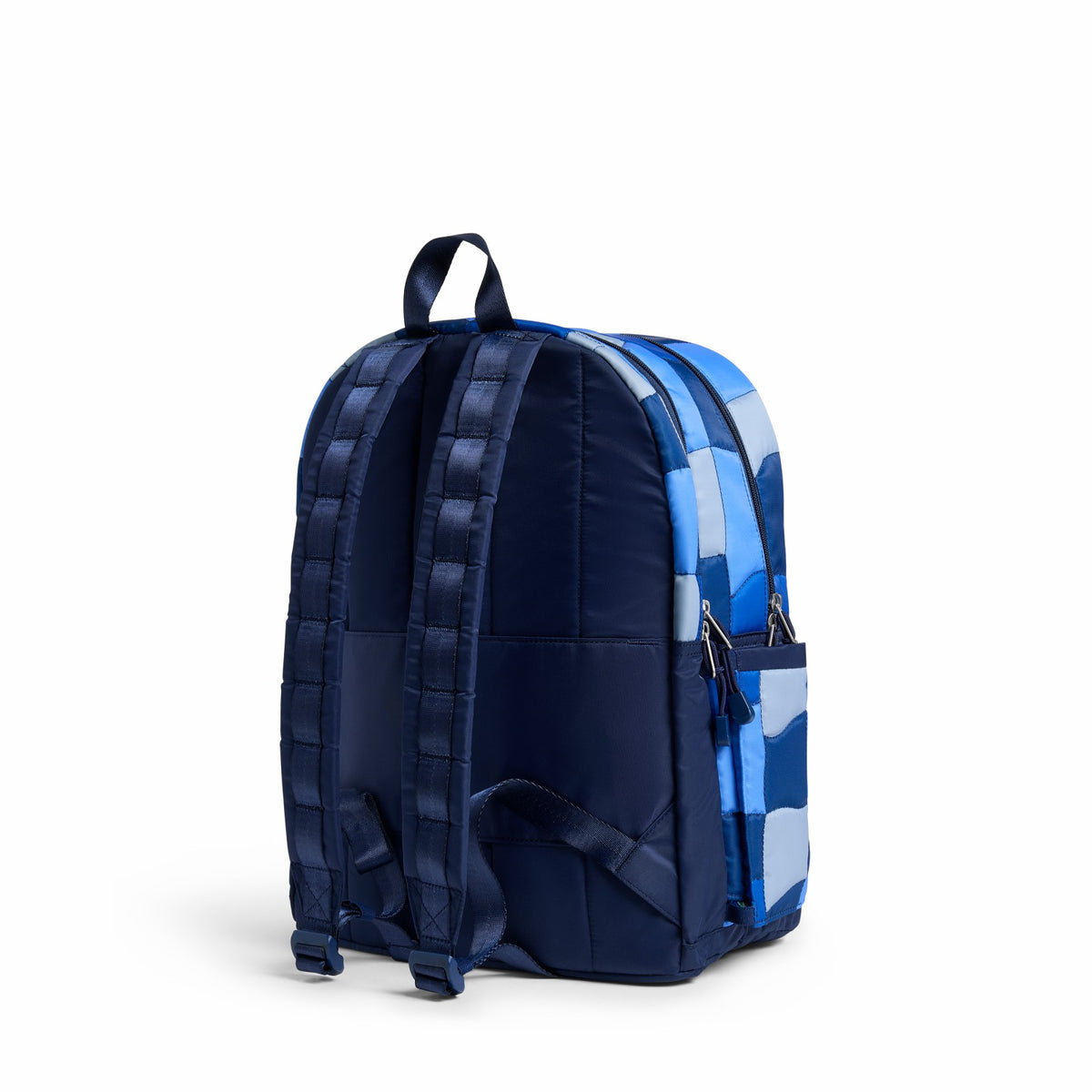 Kane Kids Large Backpack Nylon Puffer Blue Puffer Check / State Bags Smart Buy