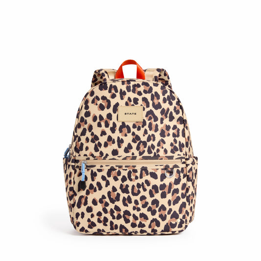 Kane Kids Travel Backpack Printed Canvas Leopard / State Bags Top Pick