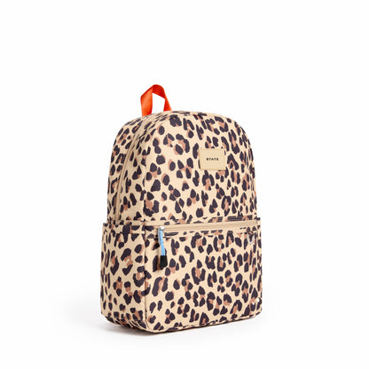 Kane Kids Travel Backpack Printed Canvas Leopard / State Bags Top Pick