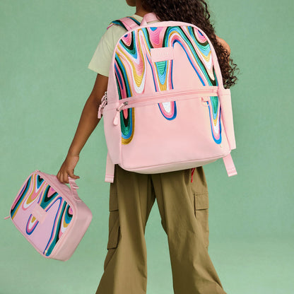 Kane Kids Backpack Polyester Canvas Paint Wave / State Bags Special Offer