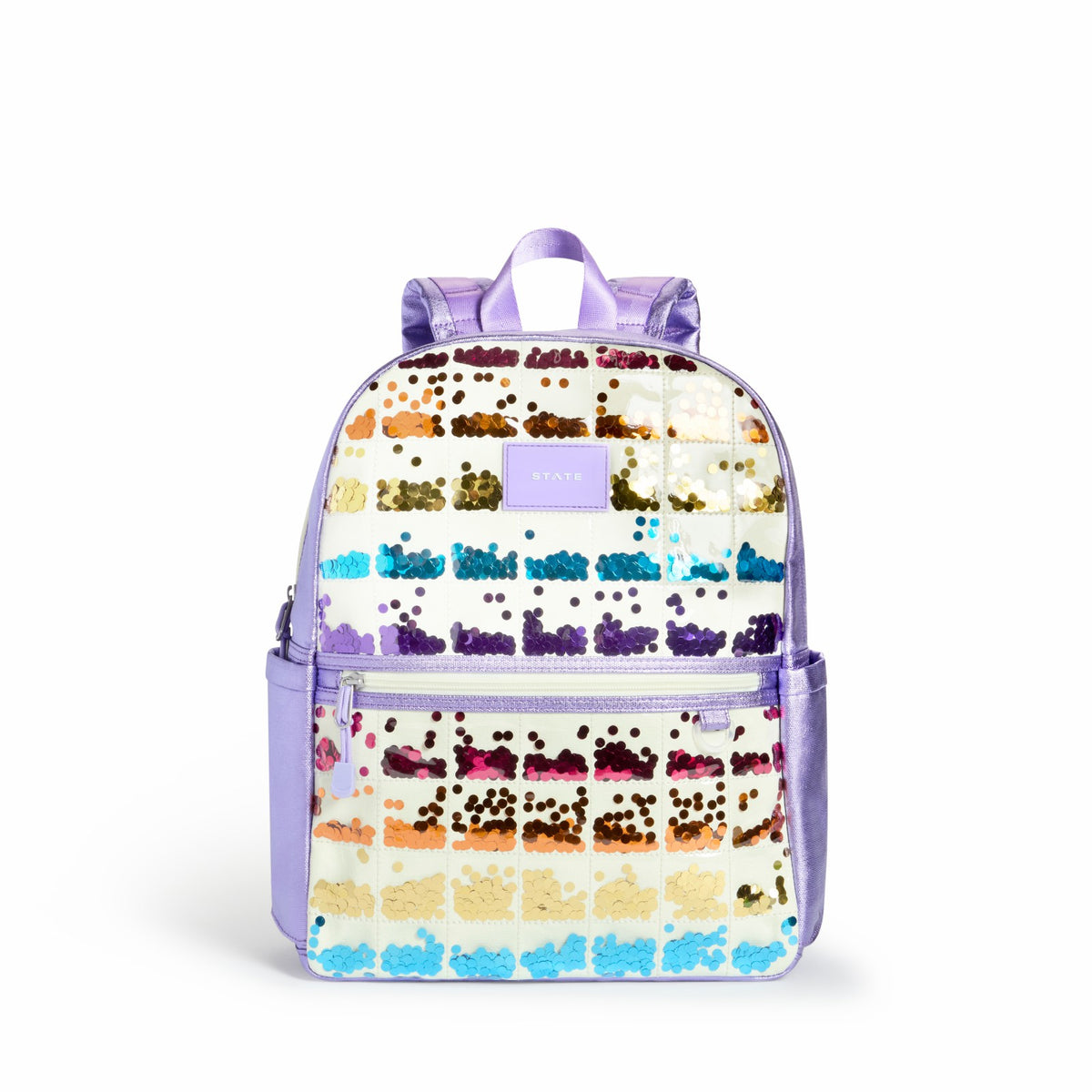 Kane Kids Backpack Lilac Quilted Sequins / State Bags Smart Buy