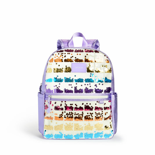 Kane Kids Backpack Lilac Quilted Sequins / State Bags Smart Buy