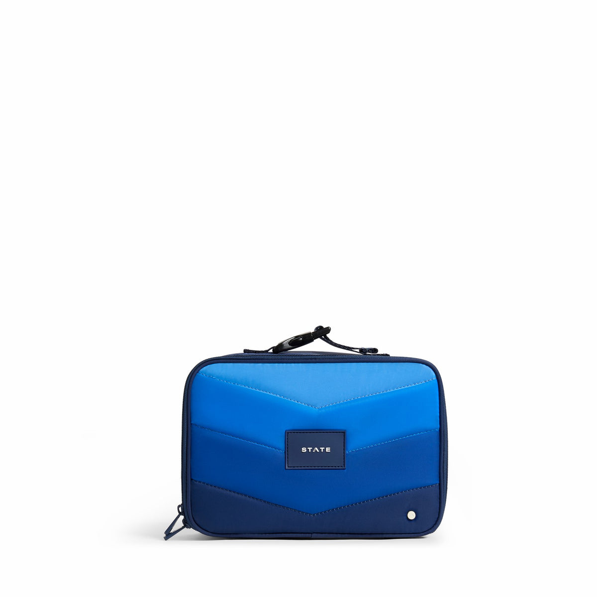 Rodgers Lunch Box Nylon Puffer Blue Chevron / State Bags Signature
