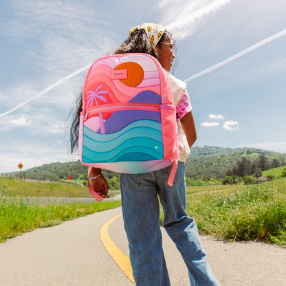 Kane Kids Backpack Nylon Puffer Sunset / State Bags Deals