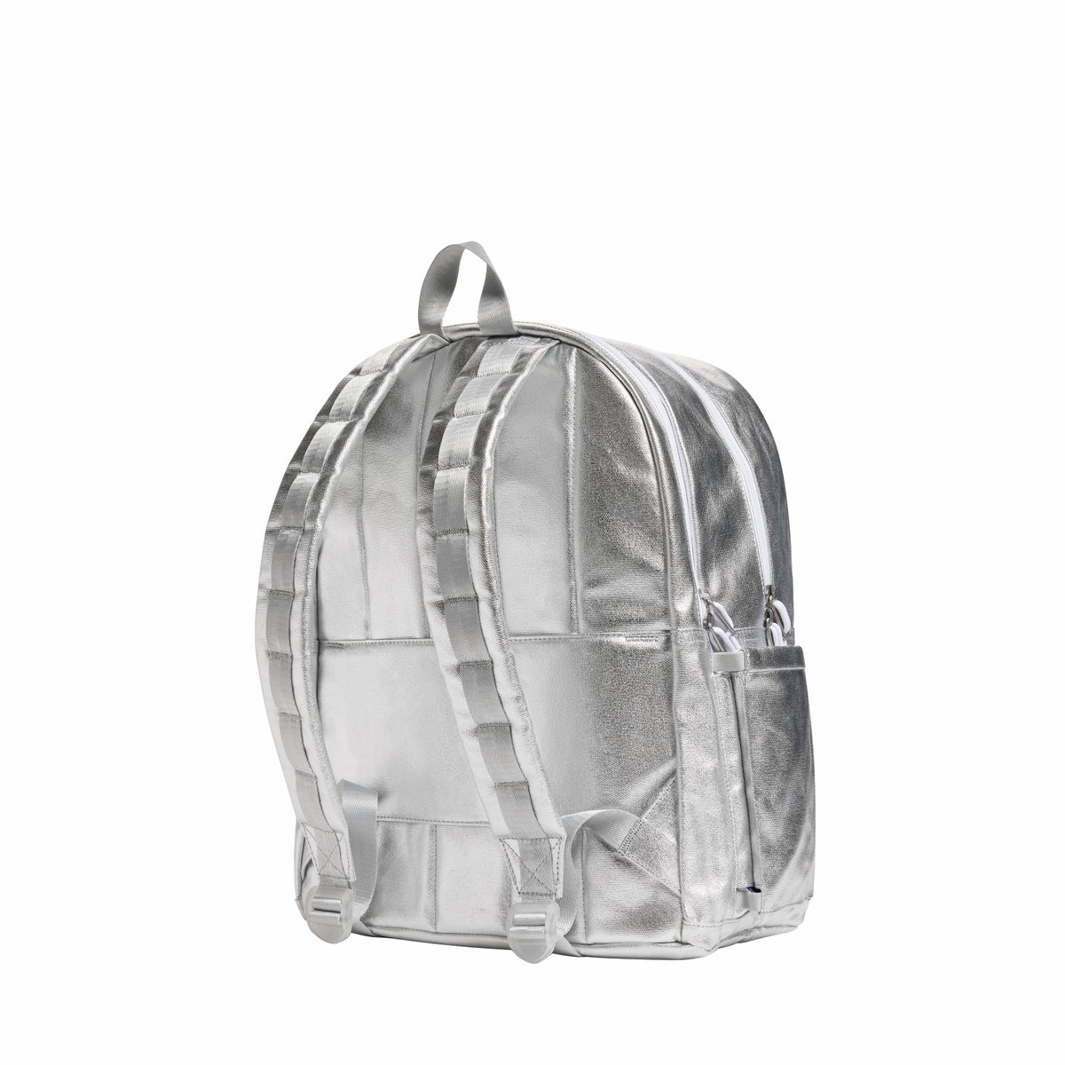 Kane Kids Double Pocket Backpack Metallic Fuzzy Hearts / State Bags Signature