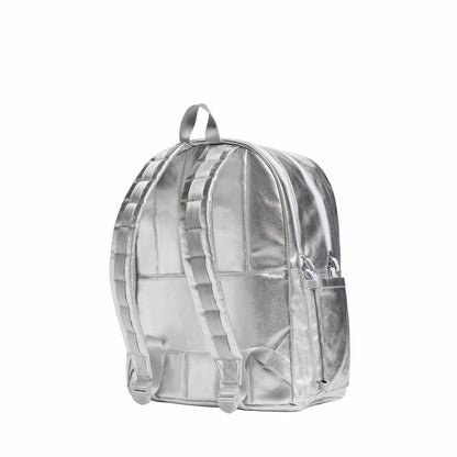 Kane Kids Double Pocket Backpack Metallic Fuzzy Hearts / State Bags Signature