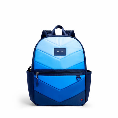 Kane Kids Backpack Nylon Puffer Blue Chevron / State Bags Deals