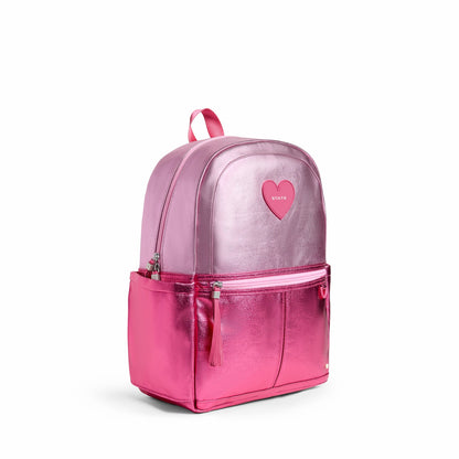 Kane Kids Backpack Metallic Pink/Hot Pink Colorblock / State Bags Value