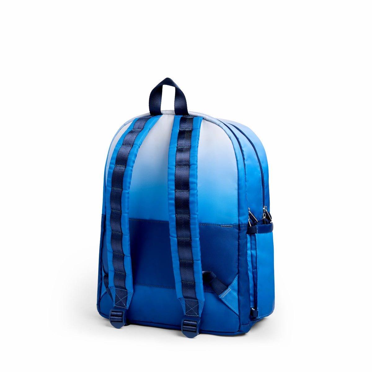 Kane Kids Double Pocket Nylon Blue Gradient Diagonal Zipper / State Bags Sale