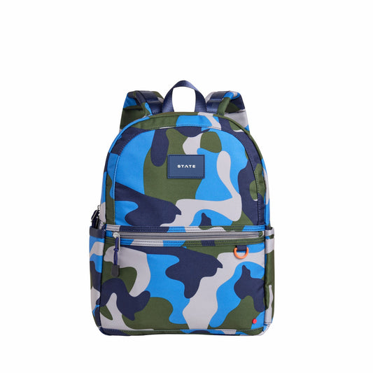 Kane Kids Double Pocket Backpack Printed Canvas Camo / State Bags New