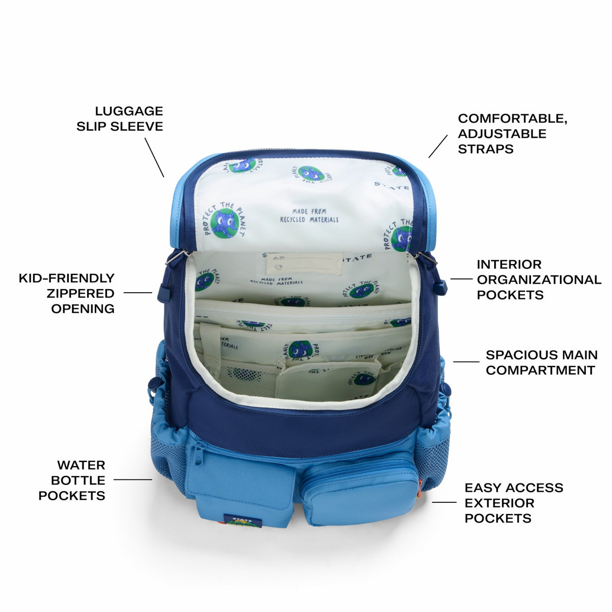 Charlie Rucksack Recycled Polyester Canvas / State Bags Customer Favorite