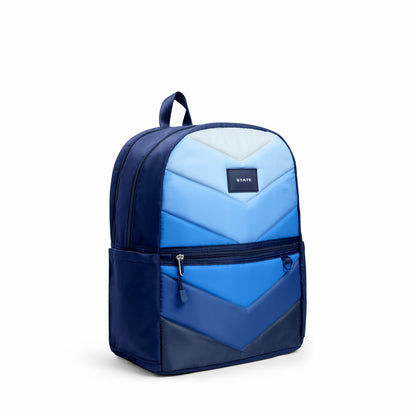 Kane Kids Double Pocket Nylon Puffer Blue Chevron / State Bags Deals