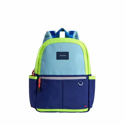 Kane Kids Travel Backpack Color Block Navy/Neon / State Bags Special Offer