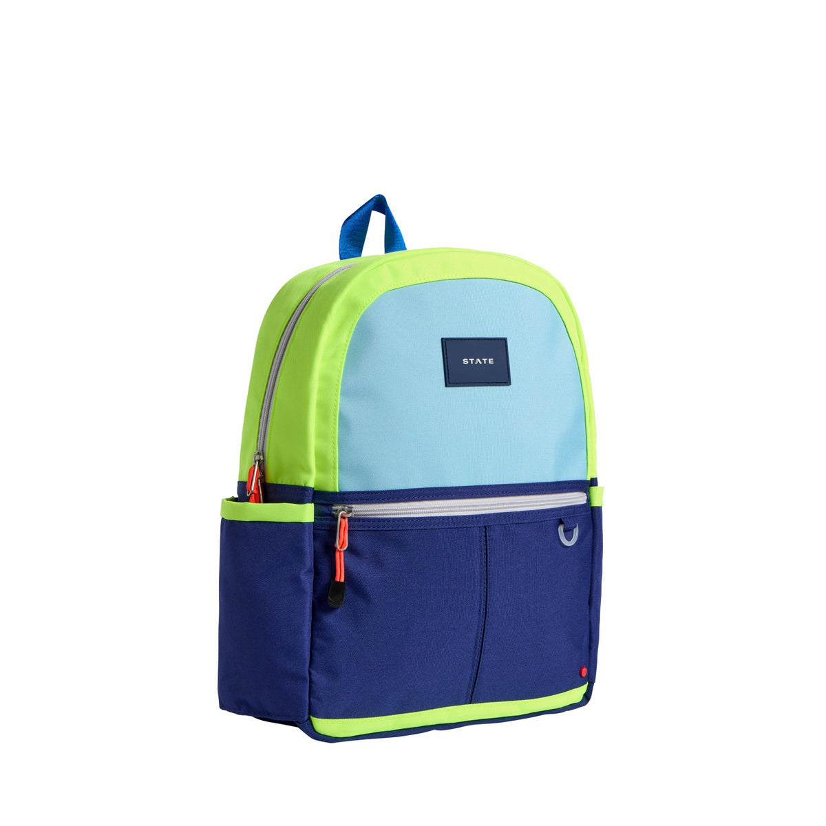 Kane Kids Travel Backpack Color Block Navy/Neon / State Bags Special Offer