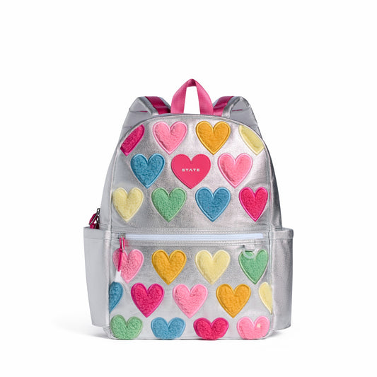 Kane Kids Metallic Happy Fuzzy Hearts / State Bags Exclusive