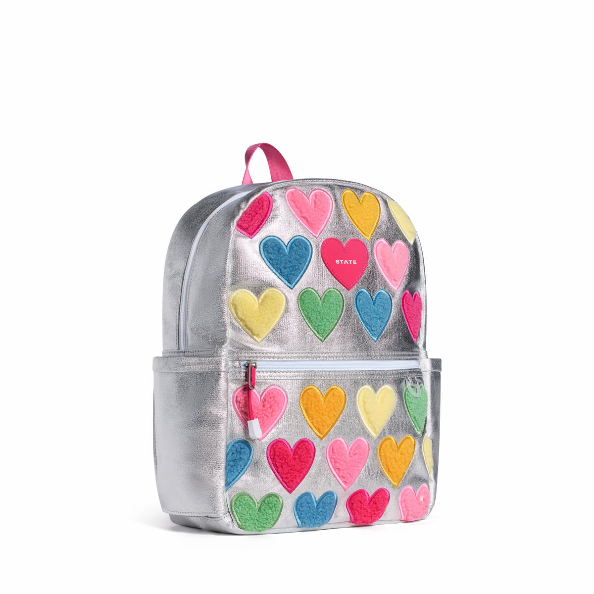 Kane Kids Metallic Happy Fuzzy Hearts / State Bags Exclusive