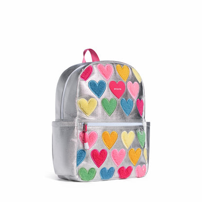 Kane Kids Metallic Happy Fuzzy Hearts / State Bags Exclusive