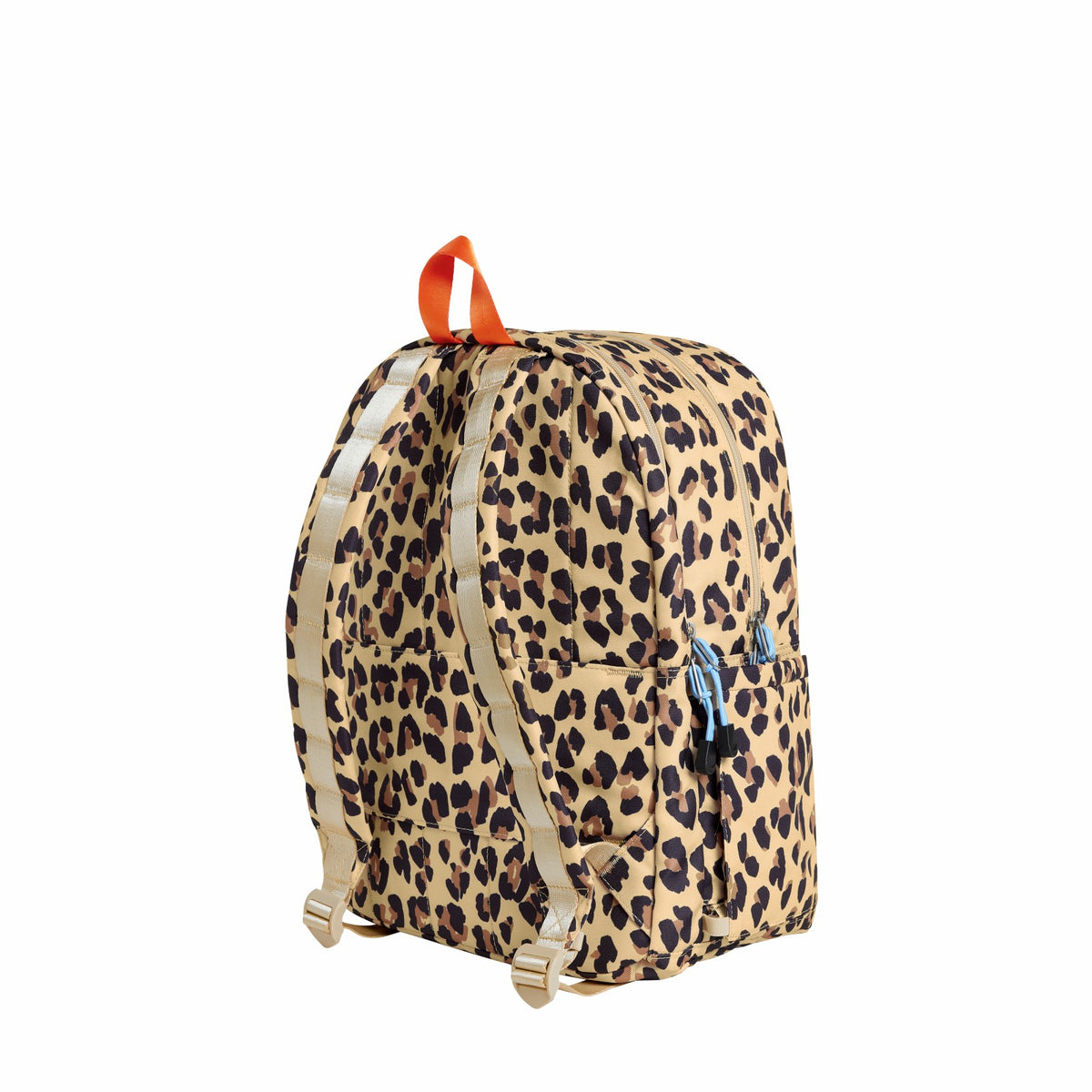 Kane Kids Double Pocket Backpack Recycled Poly Canvas Leopard / State Bags Latest