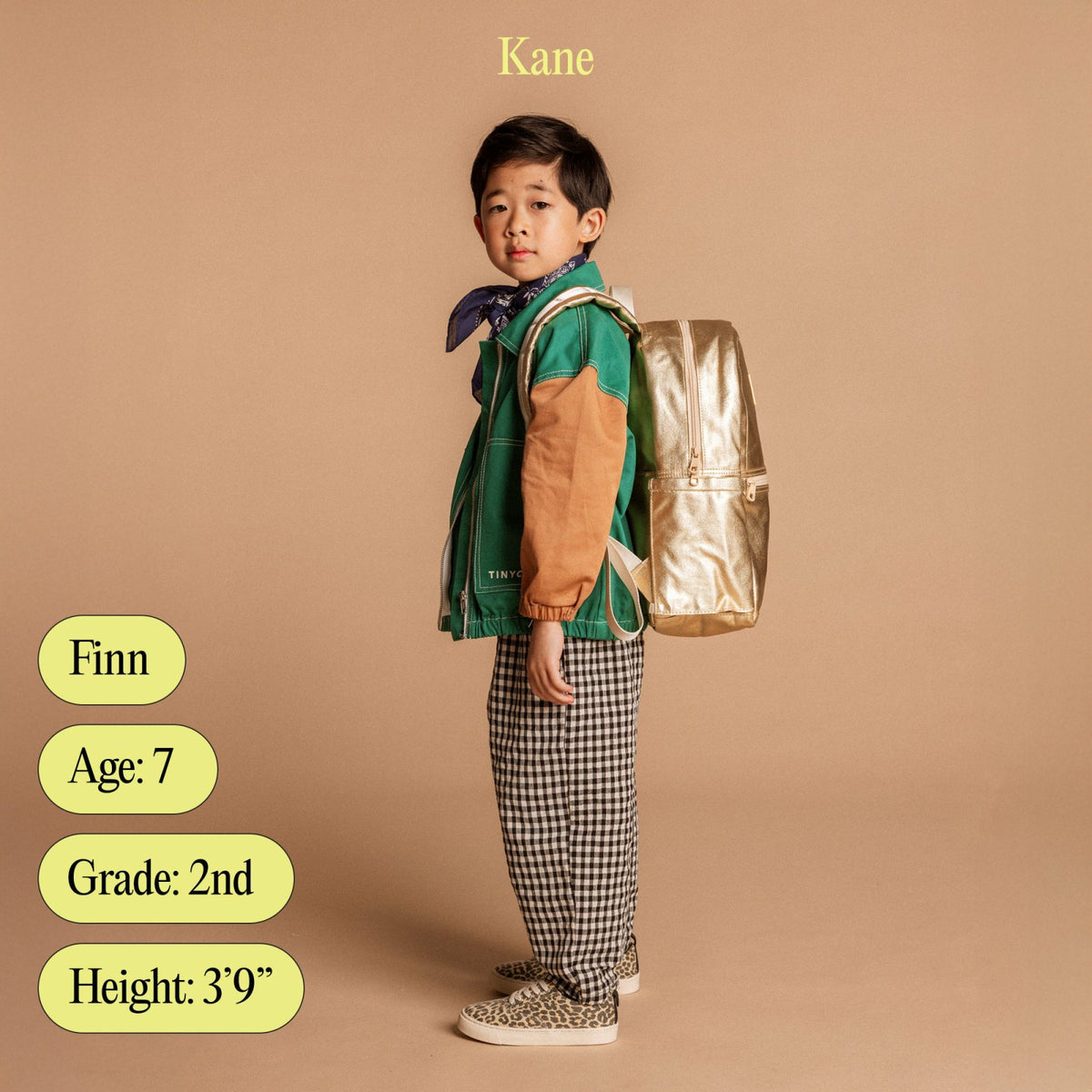 Kane Kids Travel Backpack Polyester Canvas Varsity Numbers / State Bags Quality