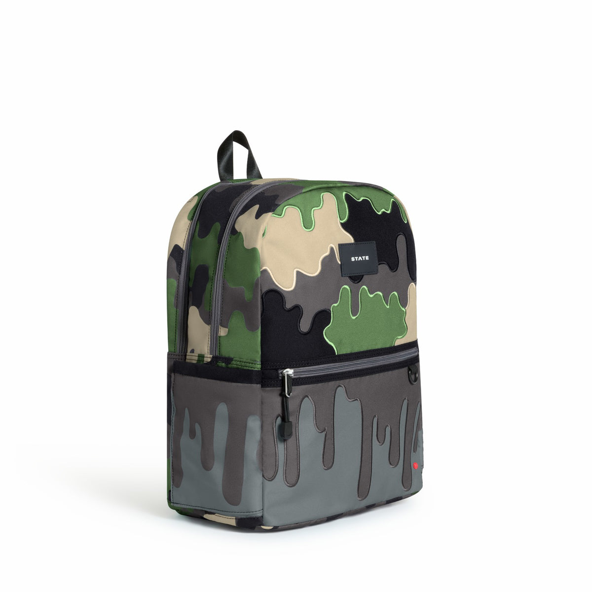 Kane Kids Double Pocket Backpack Printed Canvas Camo Drip / State Bags Best Seller