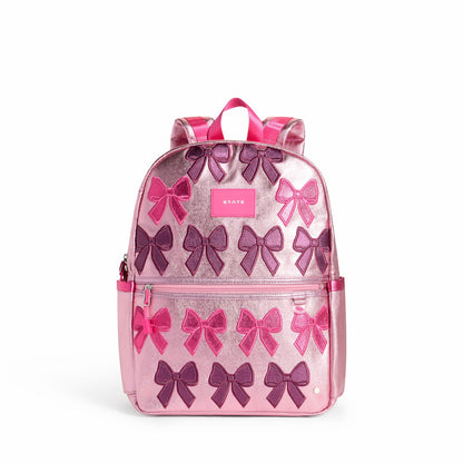 Kane Kids Backpack Metallic Patchwork Bows / State Bags Hot Sale